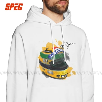 

Ayrton Senna Helmet Racing Car Men Hooded Sweatshirt Novelty 100% Cotton Hoodie New Arrival Hoodie Shirt