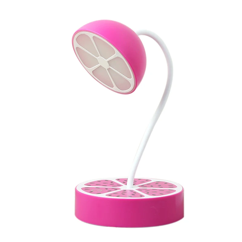 

Top-Usb Rechargeable Lemon Led Desks Table Lamp Adjustable Intensity Reading Light Press Switch Desk Lamps Desk Lamps Purple