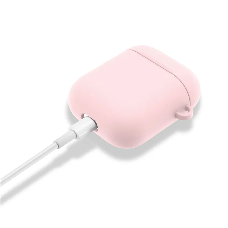 Силиконовый наушник из ТПУ чехол для Apple Airpods противоударный чехол для Apple AirPods 2 и 1 Charing Box Air Pods защитный чехол