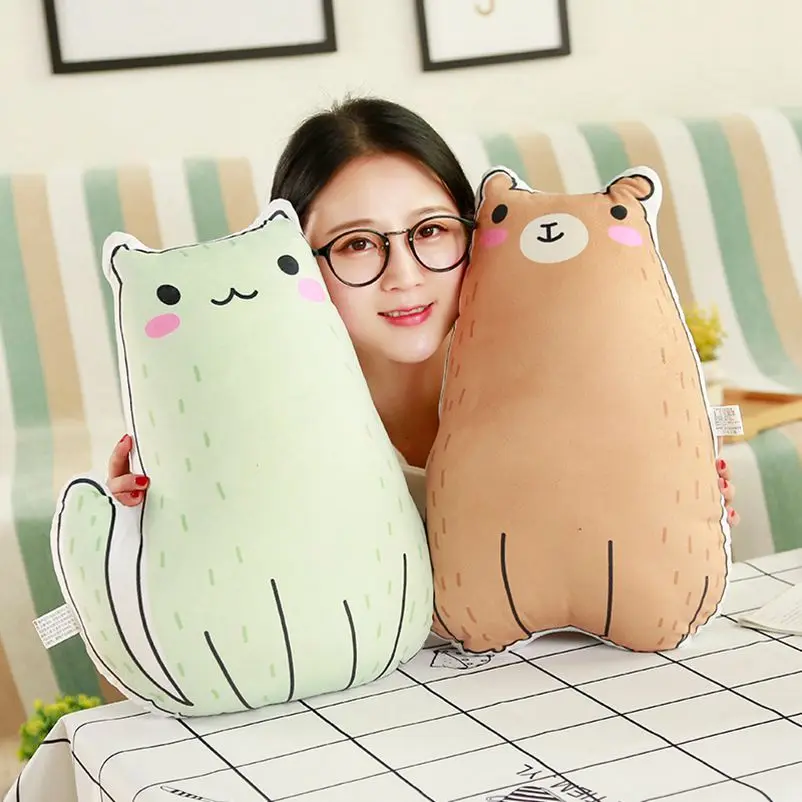 Hot Selling INS Pillow Plush Toy Doll-Processing Customizable Logo Recruit Agents