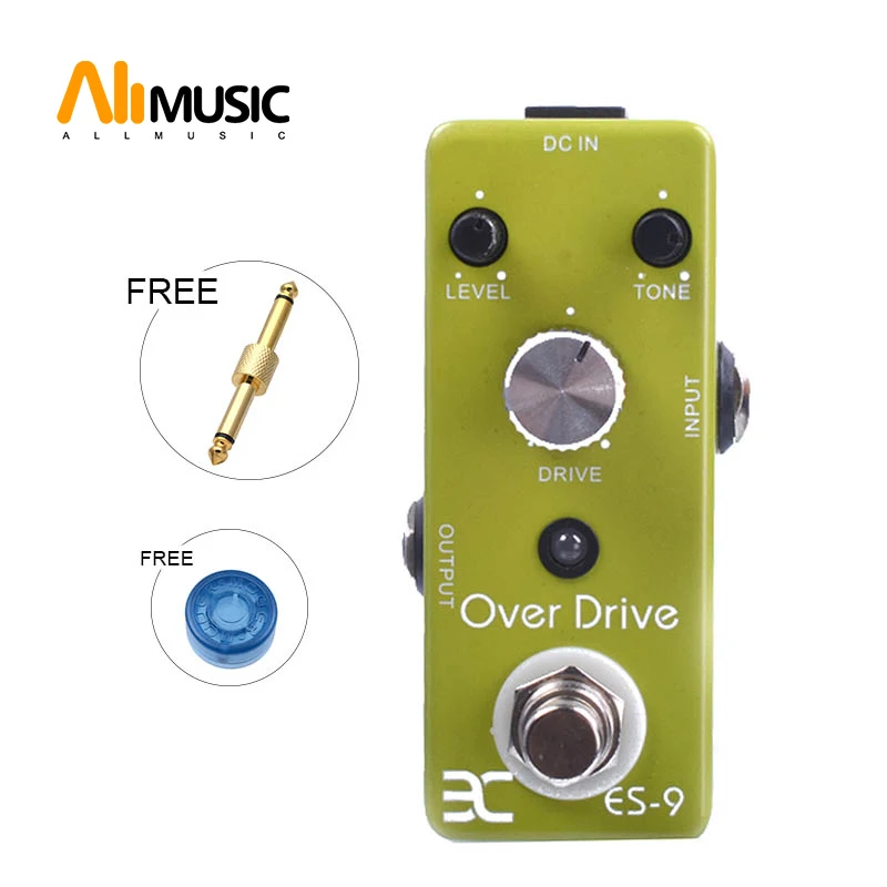 Eno Music EX Micro ES-9 классический над приводом гитары педаль эффектов металлический корпус True bypass+ Бесплатный разъем