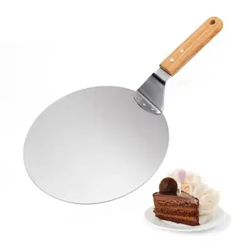 

Pizza Shovel Stainless Steel Baking Pastry Tools Anti-scalding Pizzas Spatula Oak Handle Cake bake Kitchen Accessories Cocina