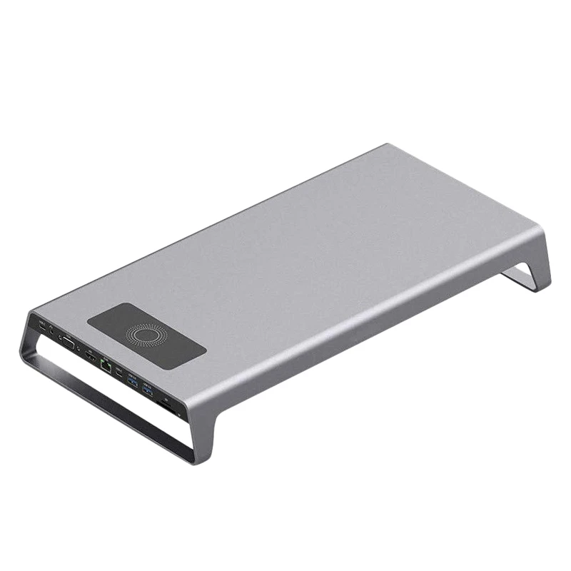 

USB Type-C 3.0 Multifunction 11 In1 Docking Hub+Wireless Loading Desk for Windows XP/7/8/10/Vista, for MacBook OS