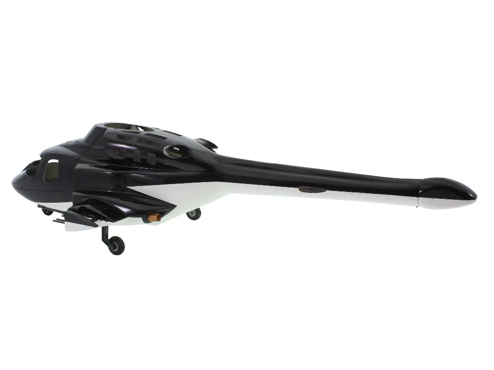 Airwolf 500 Размер весы Fuselage для Bell 222 TREX 500E вертолет с втягивающимися и металлическими шасси