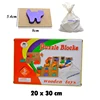 3D Shape Matching Games Feel Find Icons Wooden Tile Puzzle Toys Set Recessed Game Panel Jigsaw Education Learning Toys For Kids 6
