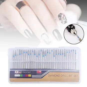 

30Pcs Tungsten Steel Nail Drill Bits Manicure Pedicure Gel Polish Removal Tool Nail Drill Bits Manicure Machine Accessories 2020