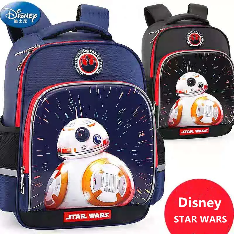 Disney school bags for boys Star Wars Orthopedic Breathable Backpack large capacity primary school student shoulder bag Mochilar