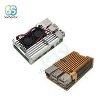 Raspberry Pi CNC Aluminum Alloy Case Raspberry Pi Metal Case for Raspberry Pi 4 Model B Raspberry Pi CNC Aluminum Alloy Case Raspberry Pi Metal Case for Raspberry Pi 4 Model B