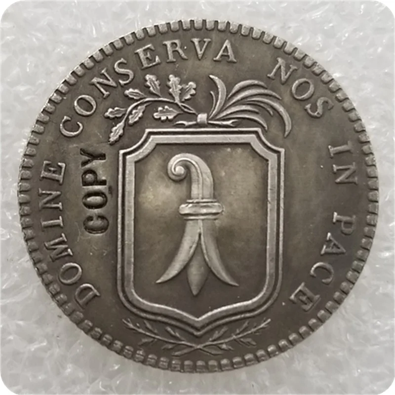1809 кантон Базель(швейцарские кантоны) 3 батзен имитация монеты