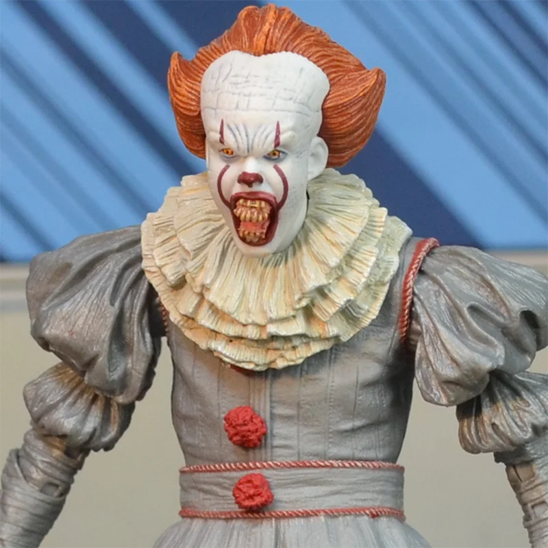 18 см ПВХ аниме фигурка Стивен Кинг это злой Джокер клоун Pennywise модель игрушки игрушка ужас модель для детей подарок