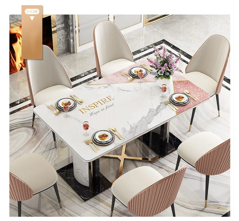 PVC Soft Glass Oilproof Waterproof Table Covers PVC Tablecloth Oil Tablecloth Glass Soft Cloth Home Textiles Almofadas Placemats