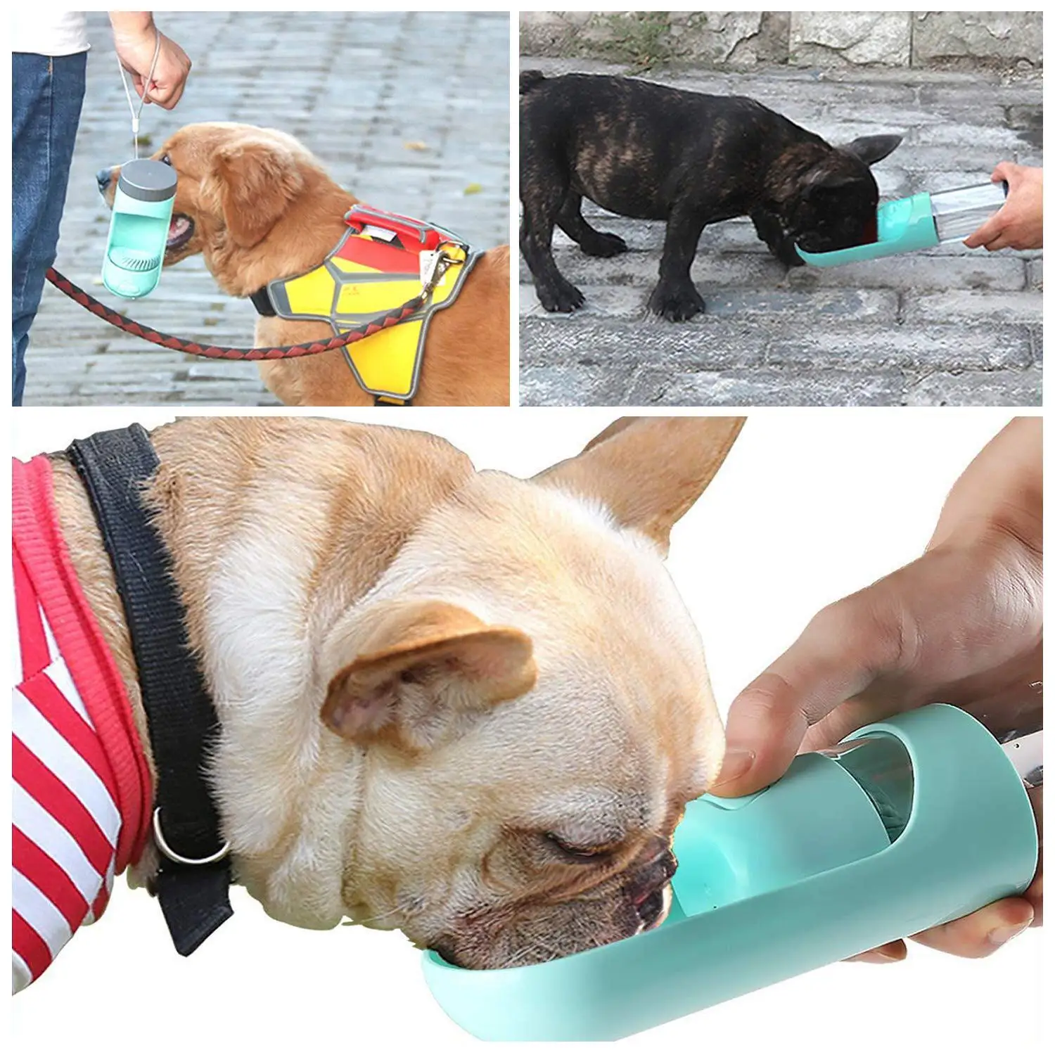 Pet Dog бутылка для воды диспенсер для прогулок и путешествий портативная бутылка для воды Выдвижная и Герметичная Бутылка для питья для собак и кошек