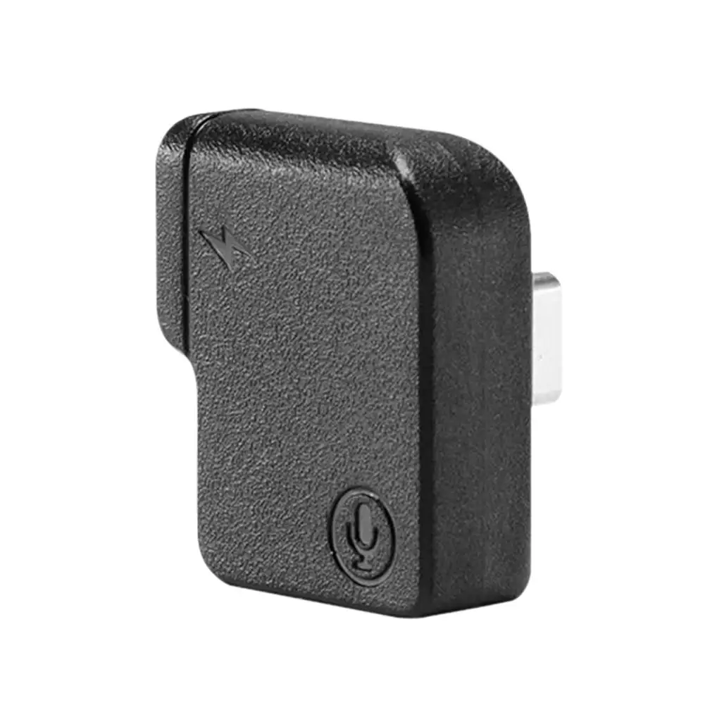 Для спортивной камеры DJI Lingbi для Osmo Action зарядный аудио адаптер с двумя USB-C до 3,5 мм микрофонный адаптер совместим с D