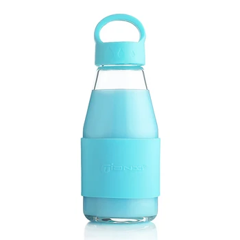

Personality Colorful Water Bottle Portable Fashion Outdoor Glass Water Bottle School for Girls Garrafa Agua Useful Items YY50SP