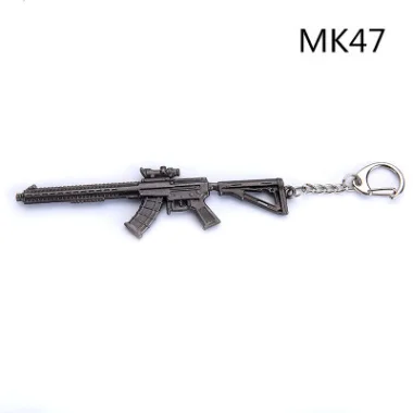 PUBG брелок 98K шлем Пан оружие Модель кулон AWM Мини кулон llaveros - Цвет: WCG008-27