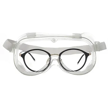 

Protective Eyewear Goggles Safety Glasses Splash Impact Resistant Anti-fog Lens with Air Vent UV Protective Glasses In Stock