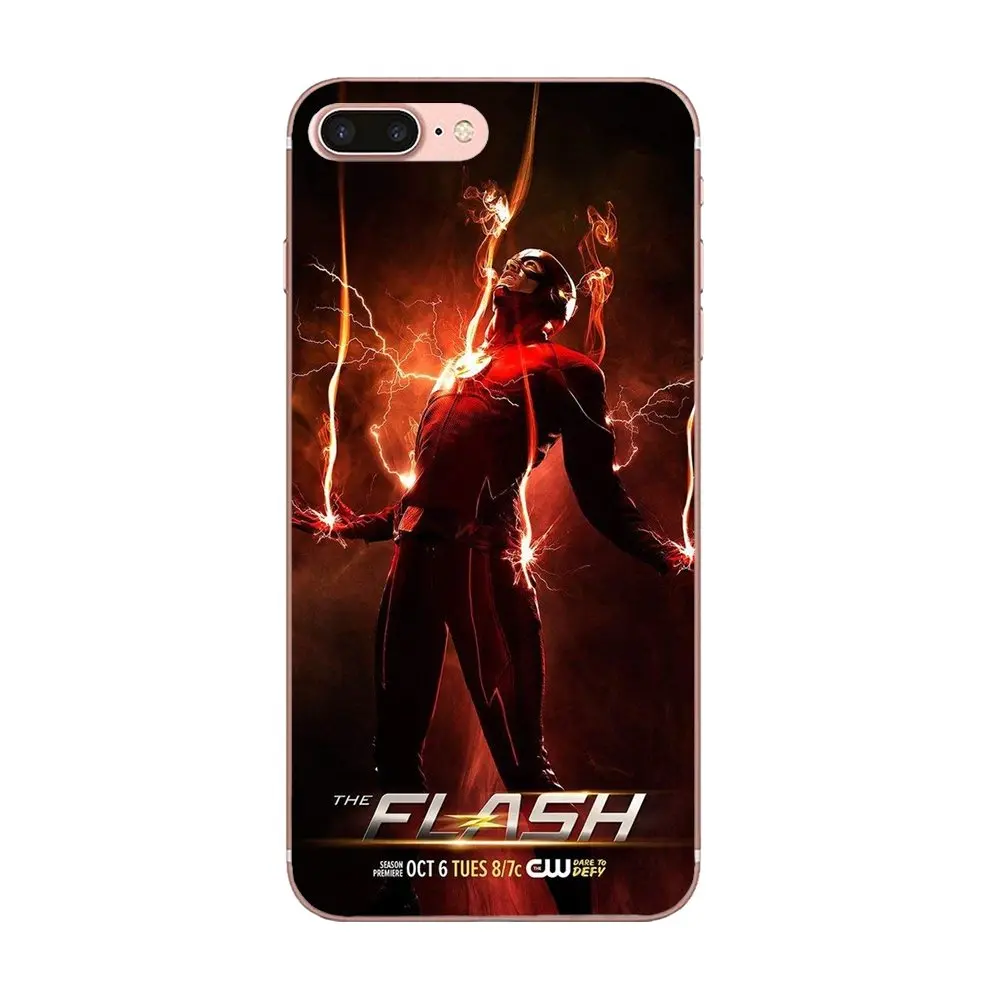 as picture Для Apple iPhone 4 4S 5 5C 5S SE 6 6S 7 8 Plus X XS Max XR мягкий TPU новое поступление Супергерои Вселенной DC флэш Барри Аллен ТВ серии - Цвет: as picture