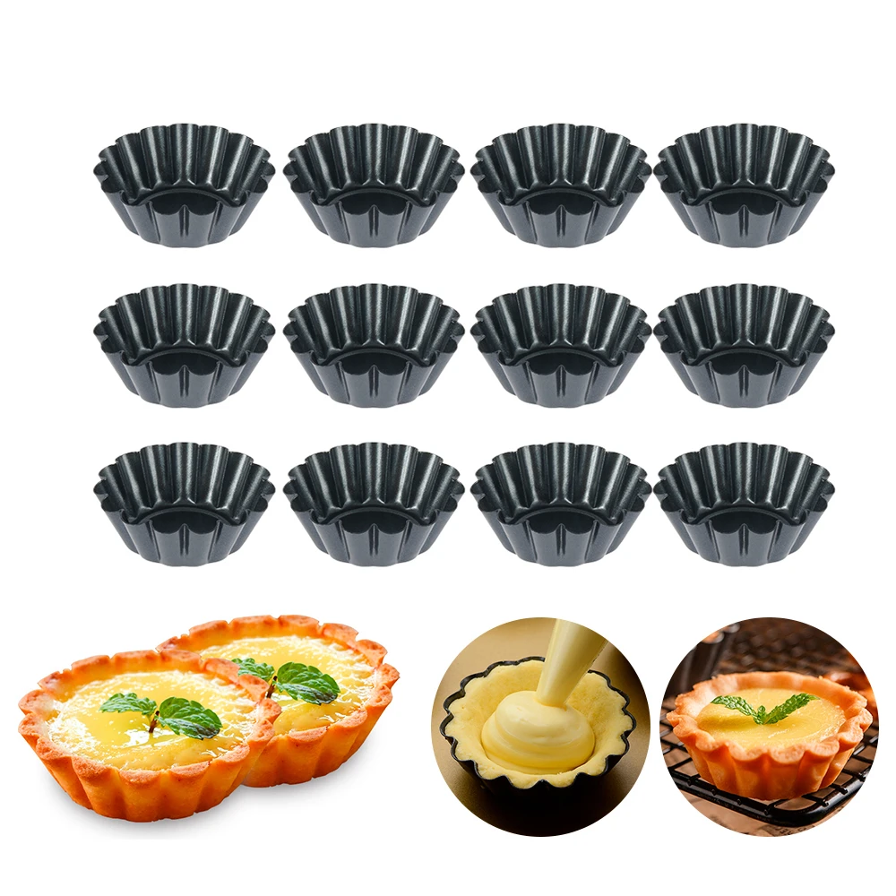 Nonstick Tart Quiche Flan Pan Mold Pie Pizza Cake Mold Cupcake Egg