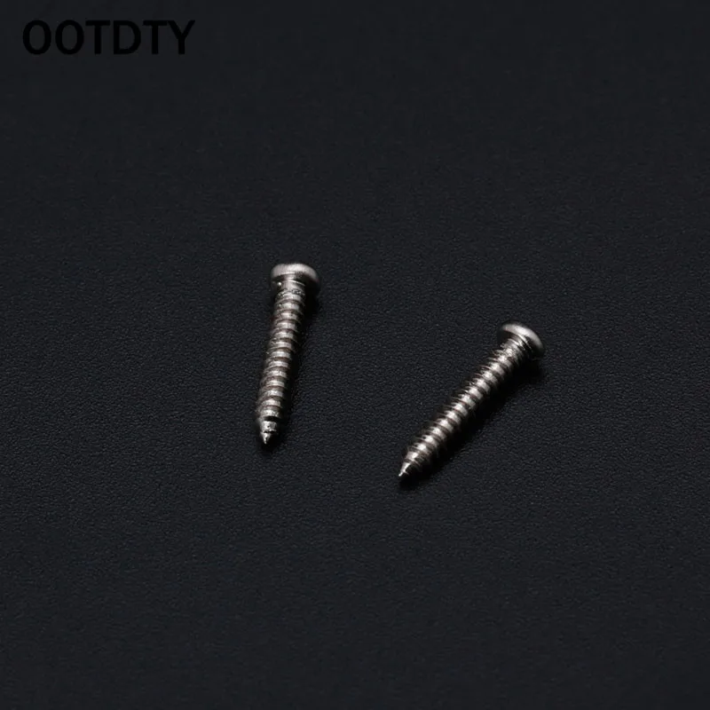 OOTDTY 1 пара электрогитары головной убор шарикоподшипник прочный пресс струнная пряжка серебро