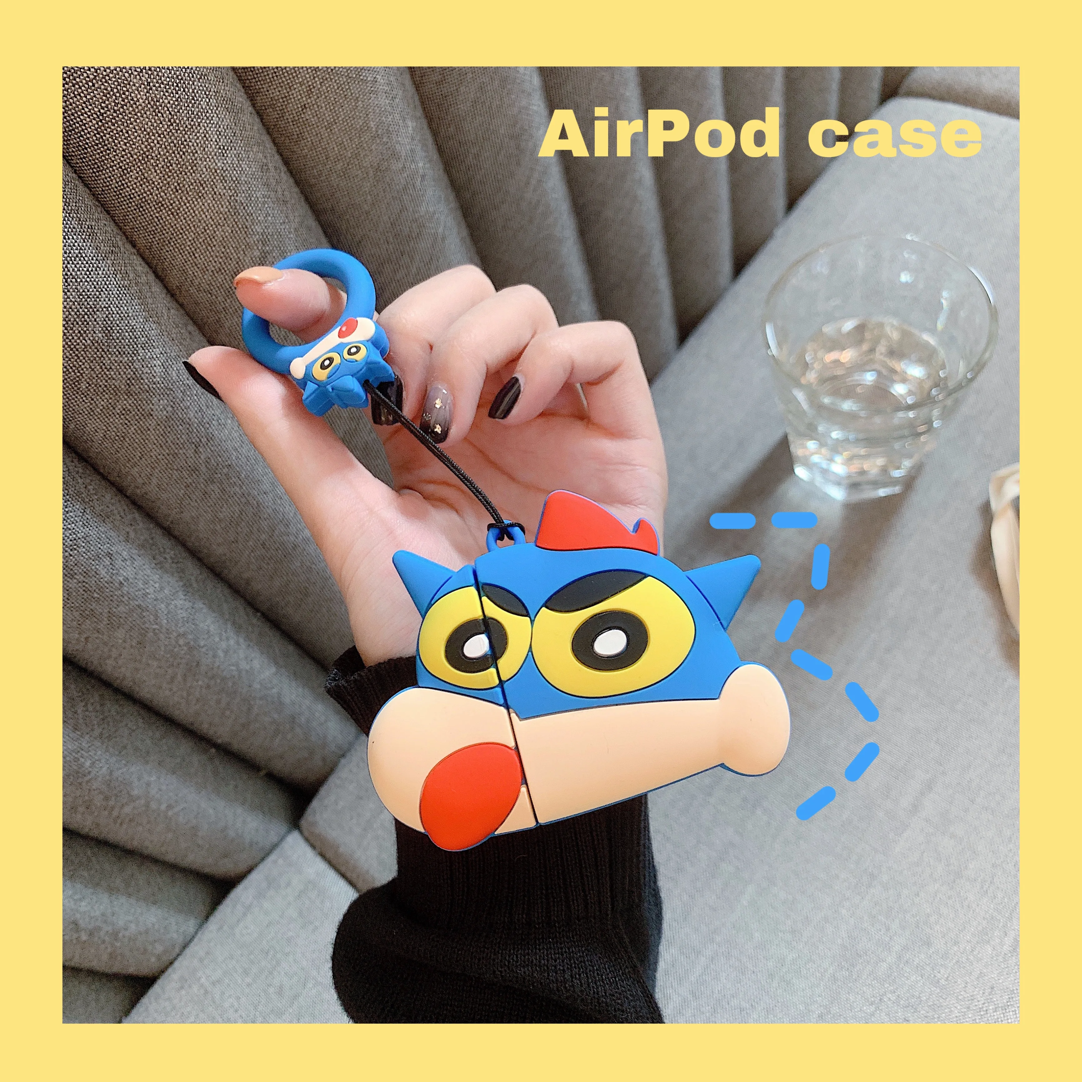 3D мультяшный Bluetooth чехол для наушников для Apple AirPods, мягкий зарядный чехол для наушников s для Airpods, защитный мультяшный чехол на заднюю панель