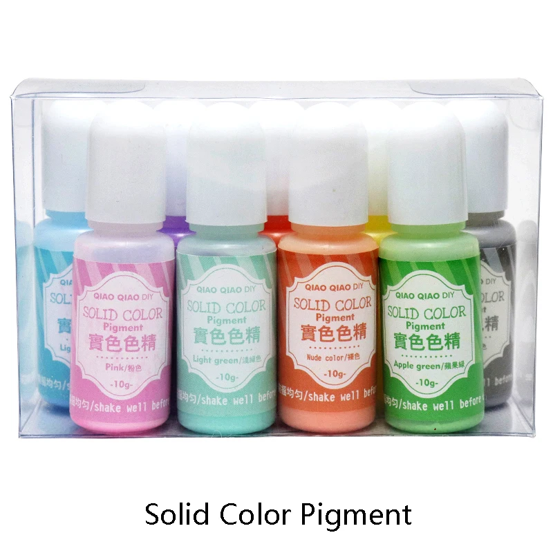 9colors/set Solid Resin Dye Epoxy Resin DIY Pigment UV Resin Coloring Dye Colorant Resin Pigment Handmade Crafts Jewelry Making