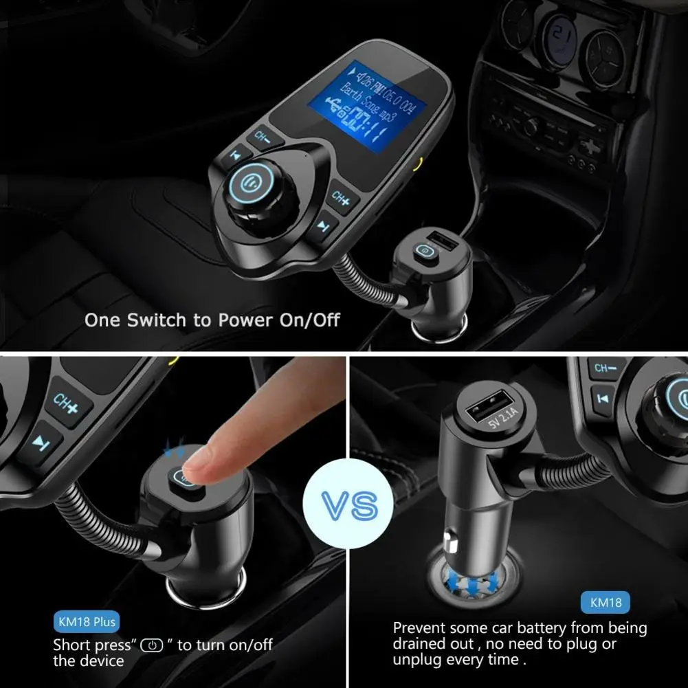 Прямая T10 автомобильный Bluetooth hands-free MP3 музыкальный плеер fm-передатчик двойной USB зарядное устройство авто fm-передатчик