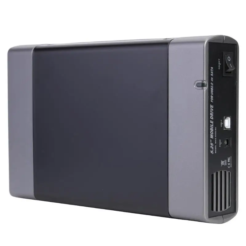 

5.25 inch Hard Disk Case USB2.0 to SATA US Adapter Optical Drive Enclosure For Windows98/ME/2000/XP/mac OS 9.0