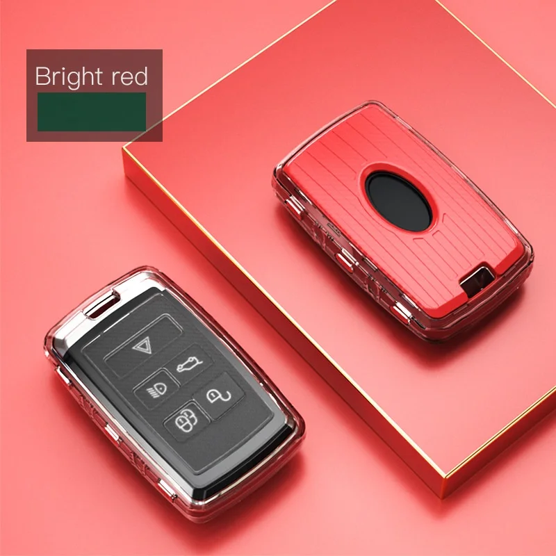 Чехол для ключей из ТПУ в карбоновом стиле Land Rover Range Evoque Discovery Sport 5 2018 2019 2020 |