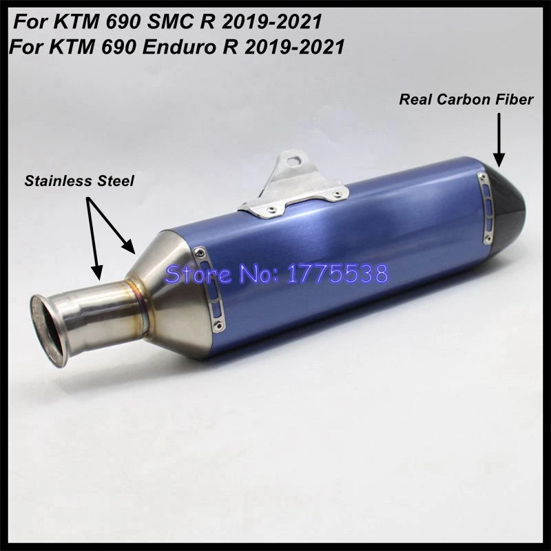 Customize Motorcycle Exhaust Muffler Link Pipe for KTM 690 SMC R for KTM690 Enduro R 2008-2022 Motorbike Exhaust Silencer Escape - Image 2