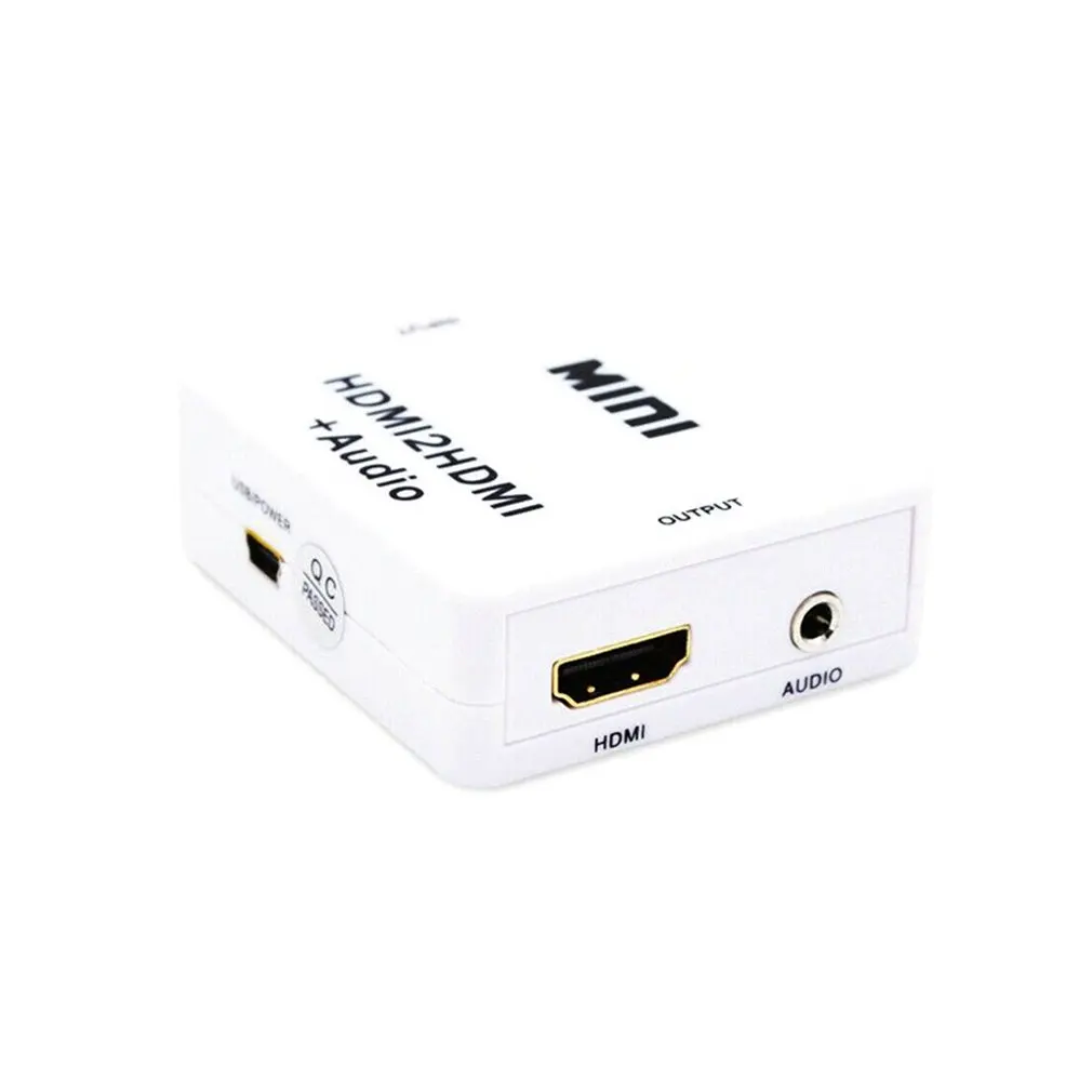 4K HDMI аудио экстрактор сплиттер 3,5 мм разъем стерео аналоговый преобразователь для DVD для PS4 HDMI конвертер с аудио адаптером