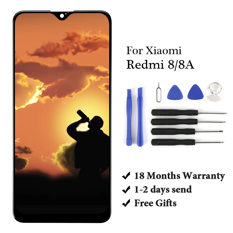 ЖК-дисплей с сенсорным экраном в сборе для Xiaomi Redmi 8 сменный ЖК-экран дигитайзером