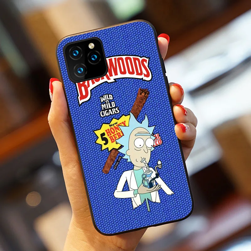 Мягкий ТПУ чехол для телефона Rick marty Backwoods Thrasher для iphone 5S SE 7 7Plus 6S 8 Plus 11 11PRO XS MAX XR черный чехол