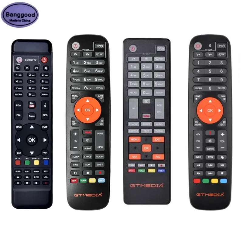 1 Pz Gtmedia Telecomando V7S V7 Plus S2X Freesat Gtcombo V8 Golden V8 Nova V8X Uhd V9 Super Prime Turbo Gt Combo Hd Tv Box
