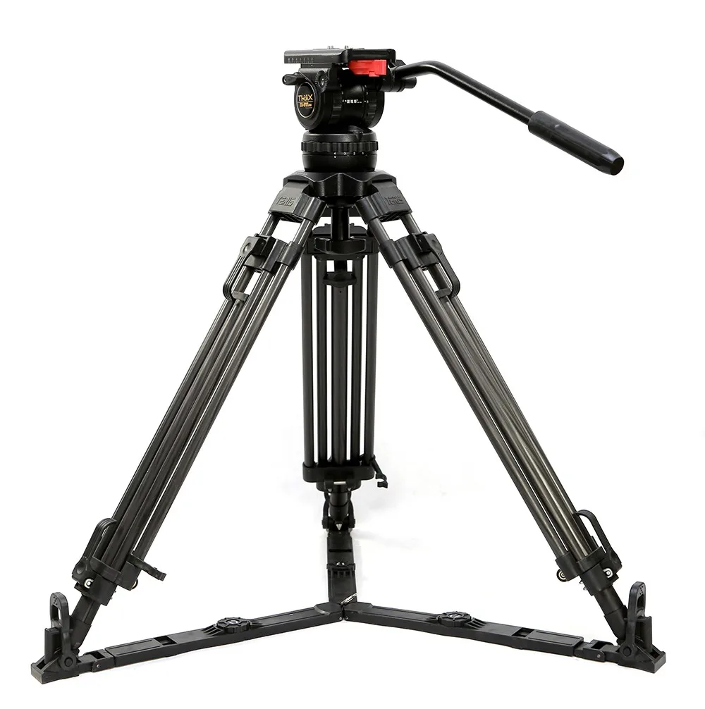 Комплект штатива TERIS 6" V12L DSLR для камеры с подвижной головкой с нагрузкой 12 кг алюминиевый штатив для видеокамеры для красной камеры Tilta rig