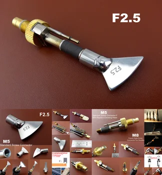 

1pc F2.5 Leather Craft Electric Edge Crease Edging Creasing Machine Soldering Iron Replace Head Tip Heating Element Body Tool