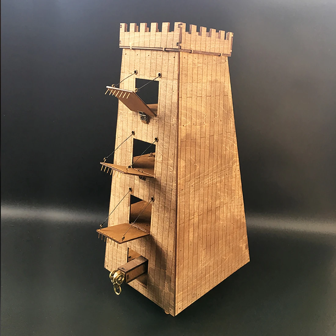1: 72 DIY старинная колесница модель осадная машина деревянная 3D головоломка-римская осадная башня