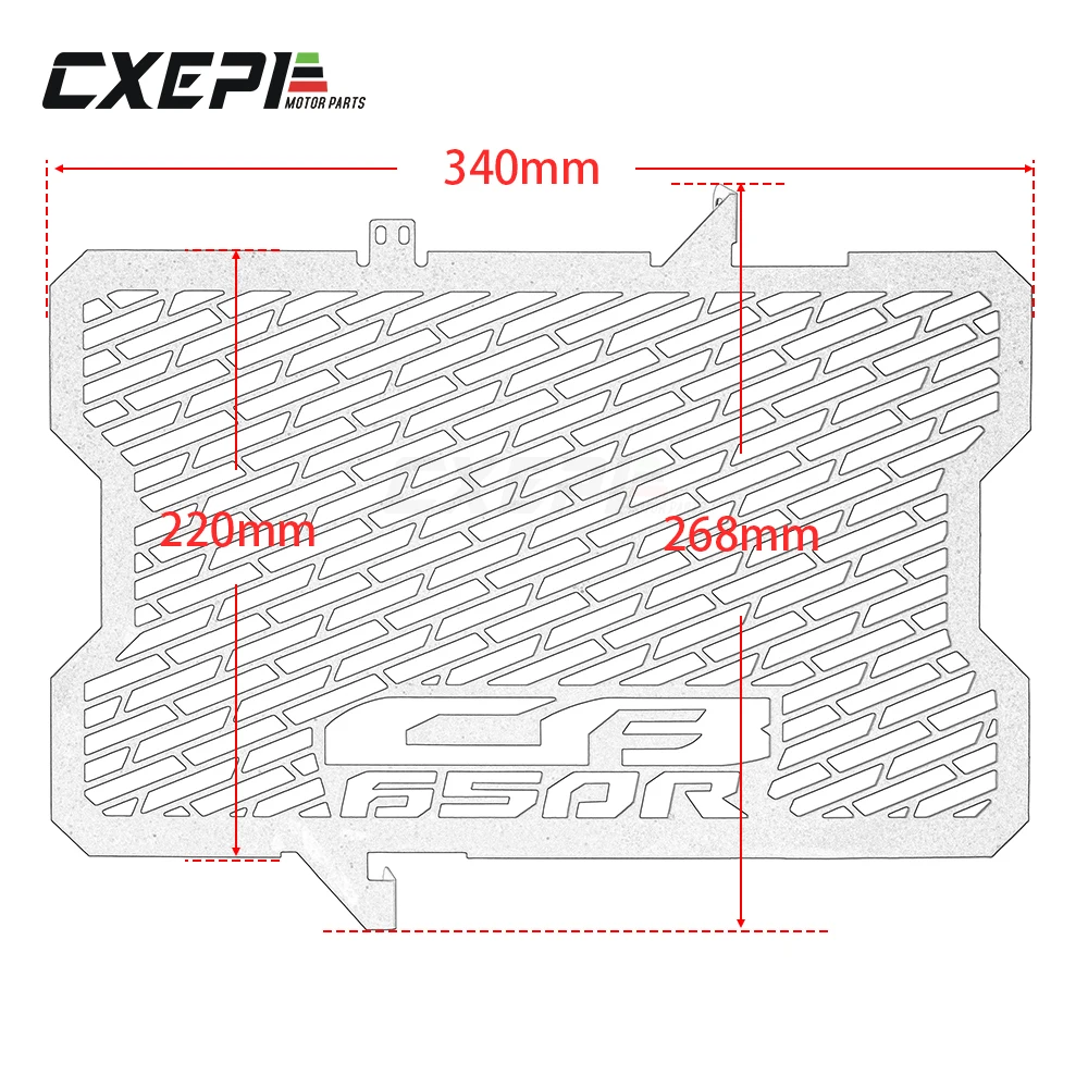 Подходит для HONDA CB650R CB 650 R новая мотоциклетная решетка радиатора Защитная крышка резервуара для воды