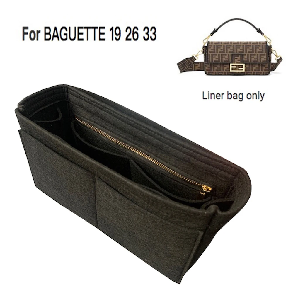 Forb AGUETT E19 26 33 bag insert organizer purse insert, bag shaper-Premium Felt (Handmade/20 Colors)