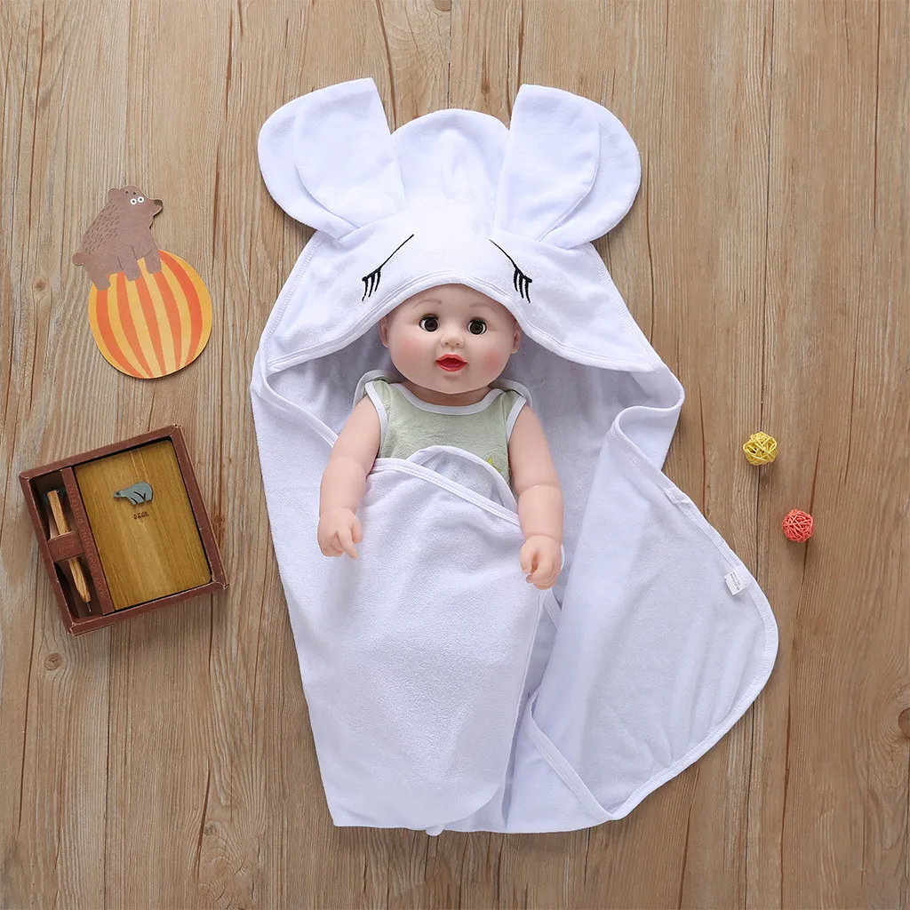 Милое плюшевое одеяло для новорожденных мальчиков и девочек с героями мультфильмов покрывало для сна пеленание реквизит для ребенка Fotoshoot Wikkeldoek Bebes