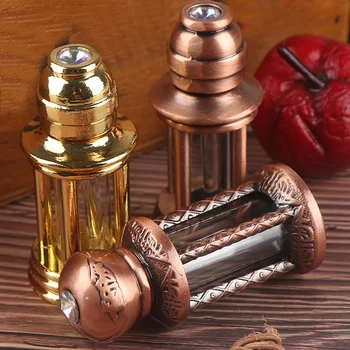 

1pc Empty Cosmetic Packaging Container Vials Essential Oil Bottles For Travel 3ml Glass Dropper Bottle
