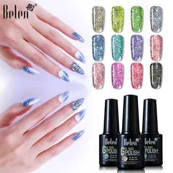 

Belen Shooting Star Gel Nail Polish Soak Off UV LED Nail Varnish Primer Salon Manicure Semi Permanent Enamel Lacquer GelLak 10ML