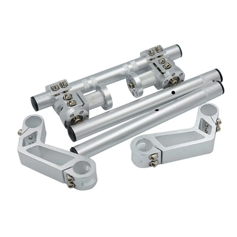CNC мотоциклетный руль Регулируемая рулевая съемная ручка бар система для велосипеда Байк мотокросса скутер - Цвет: A4
