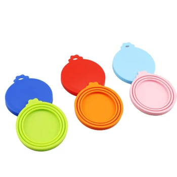 

Silicone Lid For Cans Reusable Seal Cover For Dog Cat Food Storage Water Feeding Bowl Lids Portable Pet Supplies