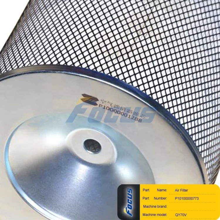 Truck Crane Spare Parts QY70V QY70V532 Air Filter P10100000773
