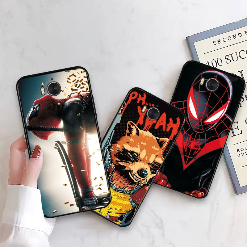 Honor 5A русский Y5 Y6 Чехол черный ТПУ для huawei Y5 Y6 Prime чехол для телефона s Rocket Shell для huawei Y7 Y5ii Y6ii сумки