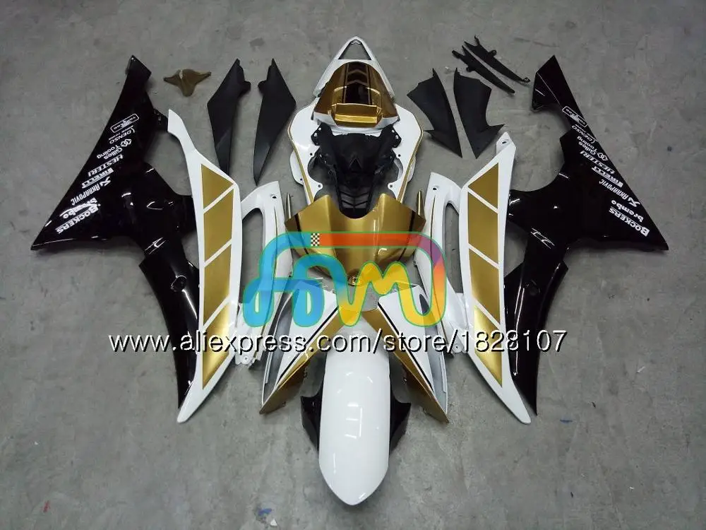 YZF-600 для YAMAHA YZF R6 YZF600 YZFR6 08 13, 14, 15, 16 лет 75BS. 163 YZF 600 R 6 YZF-R6 Синий Красный blk 2008 2013 обтекатель - Цвет: No. 26