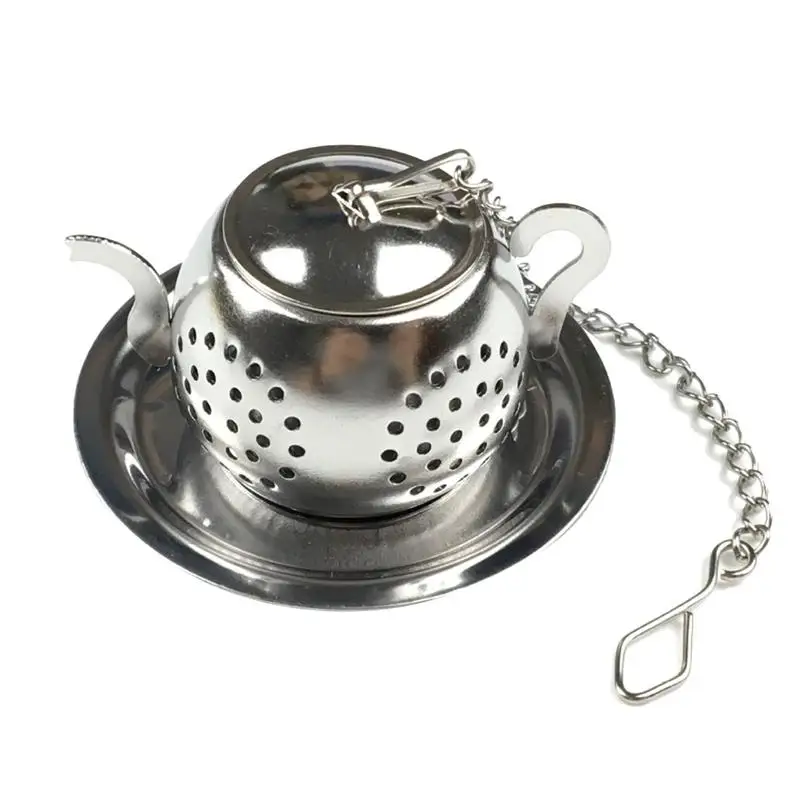 Small House Shape Tea Infuser Loose Leaf Tea Strainer Multifunctional Stainless Steel Reusable Spice Filter