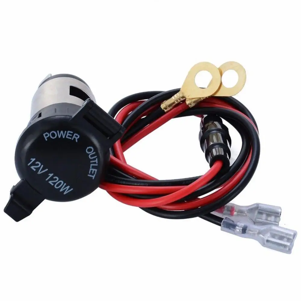 12V Car Motorcycle Waterproof Female  Lighter Socket Power Plug Outlet usb для мотоцикла mystery box surprise 2x 433mhz antenna 3dbi gsm rp sma plug rubber waterproof lorawan antenna ipx to sma small cable extension