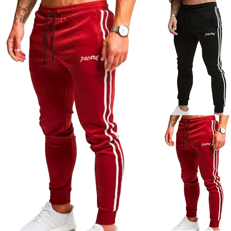 Men's Jogger Sporting Pants Pockets Autumn Winter Sweatpants Classic Casual Black Jogger Sweatpants Breathable Slim Men Trousers