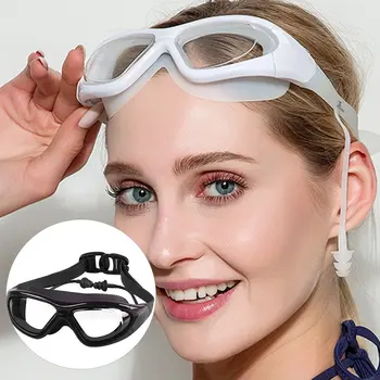 

Large Frame fashion children swimming goggles Anti-fog UV children swimming portable goggles for kids